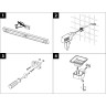 Мыльница LEMARK SMOOTH LINE с держателем графит 9746018